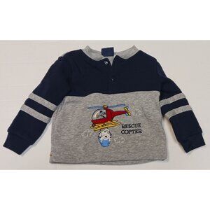 Tad Little Sweat Shirt Long Sleeve Infants "Rescue Copter" Size 12M